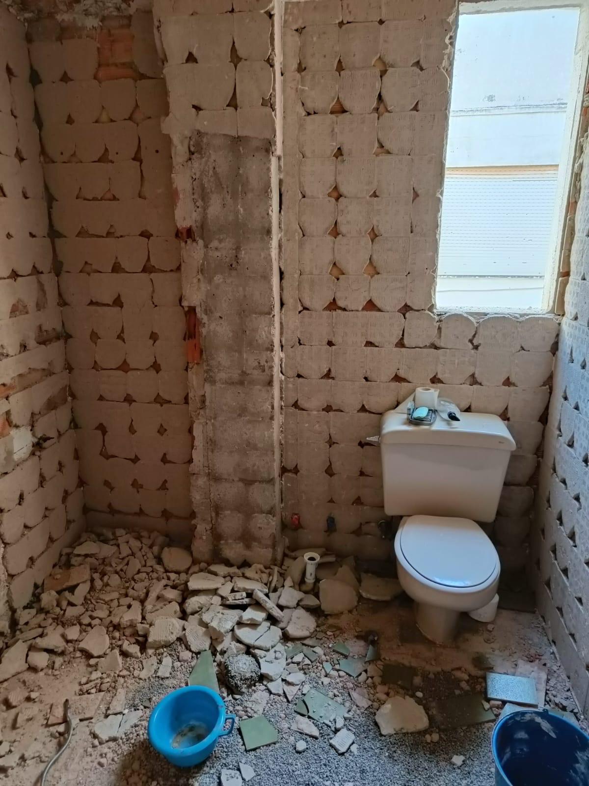Reforma de baño — antes de la reforma
