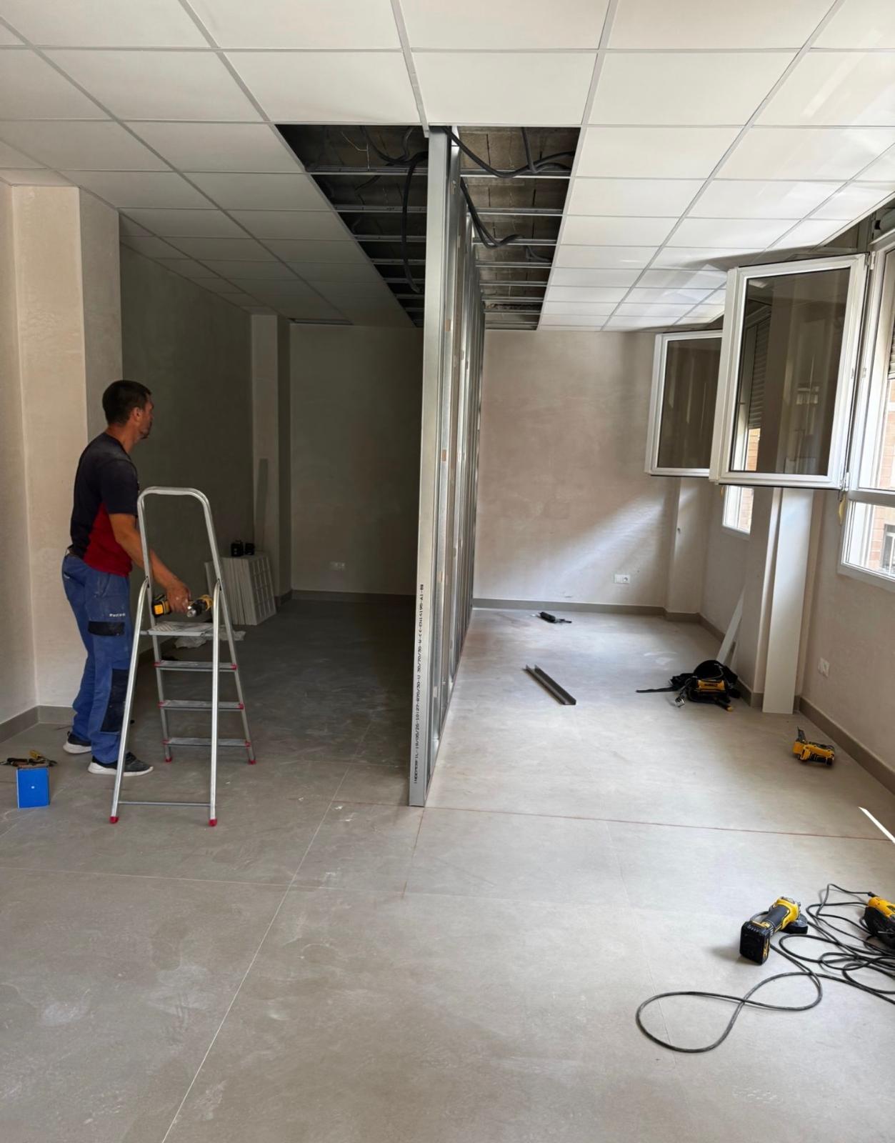 Reforma integral de local comercial — antes de la reforma